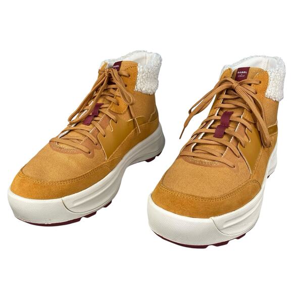Sorel X Calia Women’s Out N About Tan Sneaker Boot Size US 10 - Picture 6 of 11